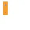 OXFORD Bloc-notes - 160 pages - Orange - 21 cm x 7,4 cm x 0,9 cm