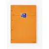 Oxford - 1 x bloc-notes, 210 x 315, seyès, 80 feuilles, orange 100106979