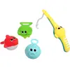 Jouet de bain - INFANTINO - Set de pêche - 3 personnages de l'océan - Passoires - Mixte - Dès 12 mois