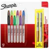 Sharpie Marqueurs permanents pointe fine Couleurs Assorties Lot de 14