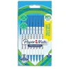Paper Mate Lot de 8 stylos à bille Kilometrico pointe moyenne et encre Bleu
