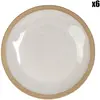 Côté Table - 6 Assiettes plates Jade blanches -  D.28 cm T.U