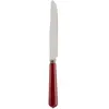 Côté Table - 12 Couteaux Lucie rouges  - 24x1.5x2 cm T.U