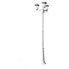 HELLOSHOP26 Lampadaire exterieur triple blanc 215 cm luminaire decoration