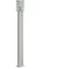 Lampadaire D'extérieur Avec Capteur Argenté Acier Inoxydable Argent He...