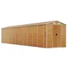 HELLOSHOP26 Abri de jardin cabane cabanon maison de stockage remise exterieur hangar outils robuste clair 191 x 980 x 198 cm acier g