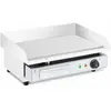HELLOSHOP26 Plancha électrique professionnelle en inox pour restaurant de table 1 feu 55 x 40 cm (3 000 watts, 550 x 400 mm, lisse)