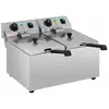 Friteuse électrique professionnelle restaurant 2 x 8 litres 230 volts