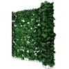 DÉCOSHOP26 Brise-vue clôture haie artificielle pour balcon revêtement de protection contre le vent pour balcon et terrasse 300x150cm feuille sombre