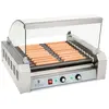 Appareil machine à hot dog professionnelle téflon 20 saucisses 2 200 w...
