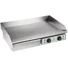 Helloshop26 Plancha électrique lisse - 75cm - 2 x 2.2kW acier inox professionnel