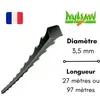 Fil débroussailleuse Nylsaw 3,5 mm 27 mètres