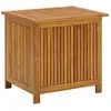HELLOSHOP26 Coffre boîte meuble de jardin rangement 60 x 50 x 58 cm bois d acacia solide