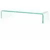 Non communiqué Meuble télé buffet tv télévision design pratique pour moniteur 70 cm verre transparent