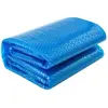Helloshop26 Bache solaire de piscine a bulles polyethylene 450 x 220 cm bleu