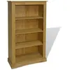 HELLOSHOP26 Étagère armoire meuble design bibliothèque à 4 niveaux pin 150 cm marron 2702017/2