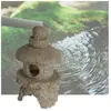 Le Poisson Qui Jardine - Décoration De Bassin De Jardin, Pagode Beige,...
