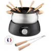 LAGRANGE Fondue Classic - 12 fourchettes - 900W - Bois clair