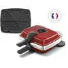 Set 1 jeu de plaques Gaufres coeur Lagrange Super 2 1000 W Rouge