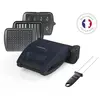 Gaufrier 1200w noir/bleu Lagrange 19643