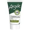 Juvaflorine Argile Masque 2 en 1 Purifiant et Exfoliant à l'Argile Verte 70 g