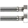 Boutté Flexible double femelle - BOUTTE - 12x17 - en acier inoxydable - 30 cm