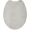 Abattant WC - GUY LEVASSEUR - CALVI - MDF compressé - Frein de chute - Gris 42.5cm