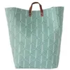 Panier à linge en polyester vert l. 40 x H. 60 cm Levasseur Yucca