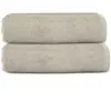 Lot 2 serviettes de bain 70x140 coton éponge
