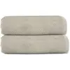 Lot 2 serviettes de toilette 50x90 coton éponge