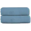 Lot 2 serviettes de toilette 50x90 coton éponge