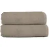 Lot 2 serviettes de toilette 50x90 coton éponge