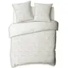 Parure de lit Housse + 2 taies 240x220 cm TREILLIS