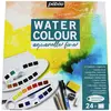 Pebeo Peinture aquarelle fine 24 demi-godets + Drawing gum offert