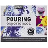 PEBEO Kit Pouring Expériences 47 Pièces Peinture Acrylique Pré-mélangée Prête à l Emploi