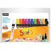 Non communiqué Coffret Skrib Marqueur peinture gouache - Arc en ciel - 12 marqueurs