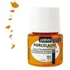 PEBEO Peinture porcelaine - Pébéo - 150 Brillant - Safran N°03 - 45ml - Couleurs brillantes et opaques