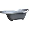 dBb Remond Baignoire Rigide avec Bouchon de Vidange Argent