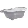 dBb Remond Baignoire Rigide avec Bouchon de Vidange Grise Pailletée Tr...