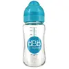 dBb Remond Biberon Large Ouverture Verre Turquoise Translucide 0-4mois 240ml