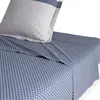 Origin Drap plat imprimé CLAUDIA en bambou gris