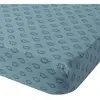 ITC Drap Housse imprimé en Bambou, Iris, 160 x 200cm, Origin