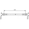 Flexible de frein BOSCH 1 987 476 392