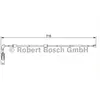 Contact d'avertissement, usure des plaquettes de frein AP201 Bosch AP201