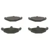 Jeu de 4 plaquettes de frein BOSCH 0 986 461 148 - Réf. 0986461148