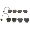 Jeu de 4 plaquettes de frein BOSCH 0 986 424 689 - Réf. 0986424689