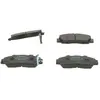 Bosch Automotive Jeu de 4 plaquettes de frein, Essieu avant, par ex. pour Honda, Rover
