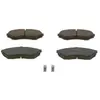 Bosch Automotive Jeu de 4 plaquettes de frein, Essieu avant, par ex. pour Mitsubishi