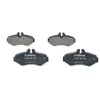Jeu de 4 plaquettes de frein BOSCH 0 986 424 516 - Réf. 0986424516