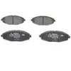 Jeu de 4 plaquettes de frein BOSCH 0 986 424 512 - Réf. 0986424512